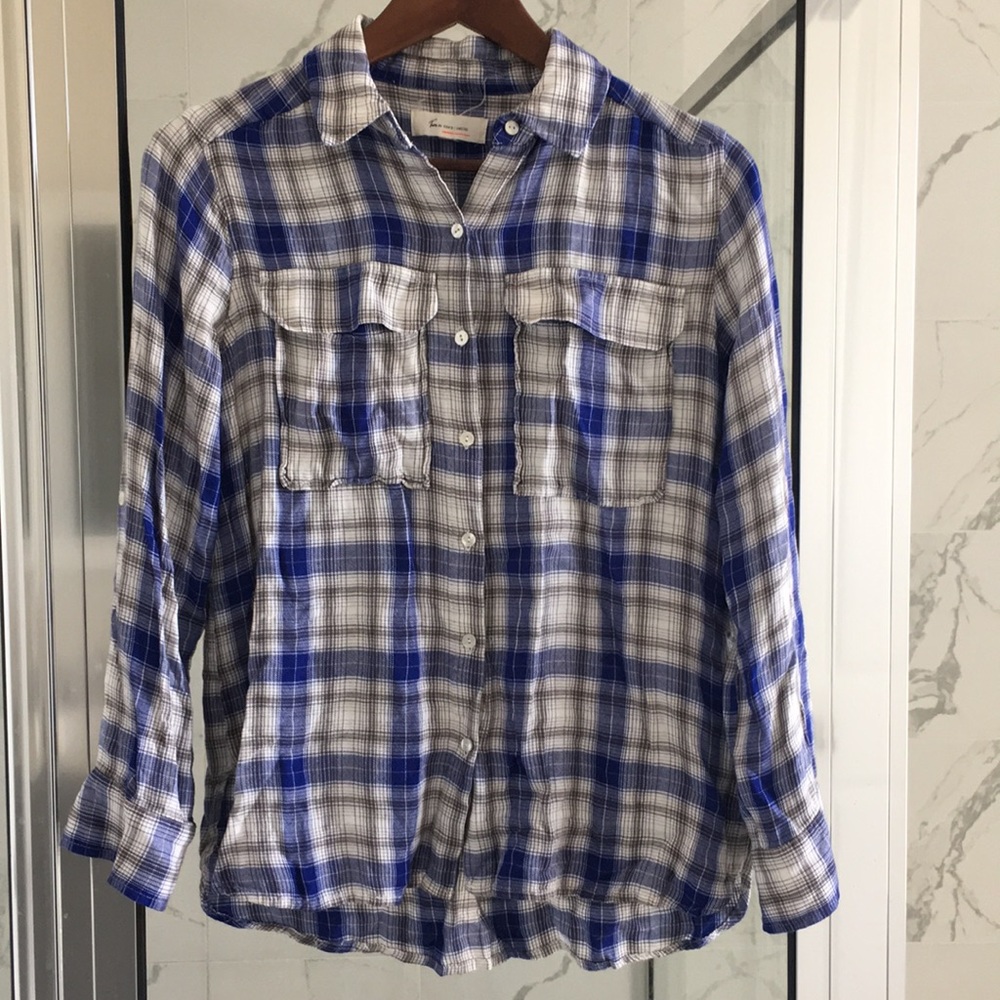 Two by Vince Camino Plaid Shirt